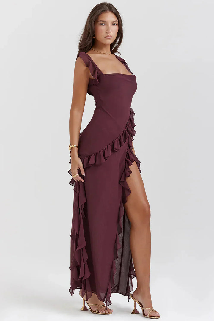 ELLA | Elegantes Offenes Bein-Kleid