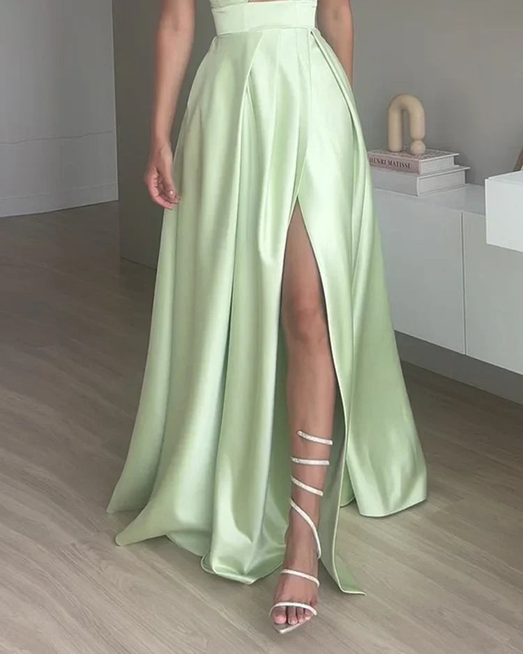 Apple - Glamouröses ärmelloses Kleid