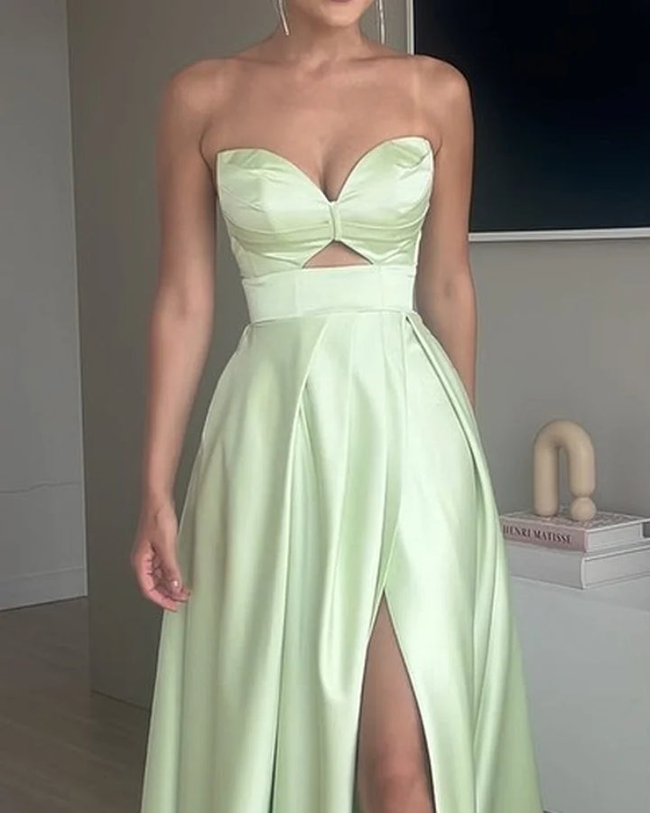 Apple - Glamouröses ärmelloses Kleid