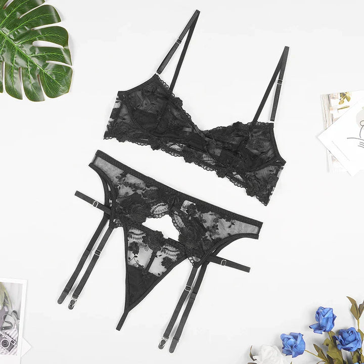 NATALIA | 3-DELIGE FRANSE LINGERIESET 