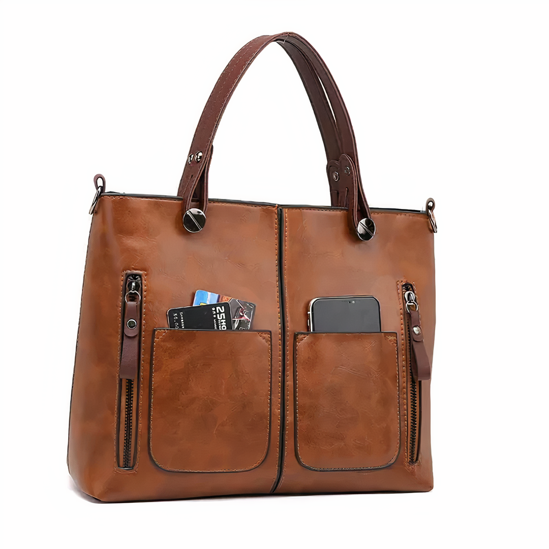 Hanne™ | Schultertasche im Vintage-Stil