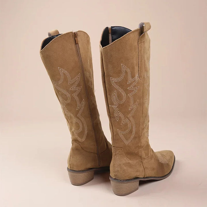 IVY | Bestickte Western-Cowboystiefel