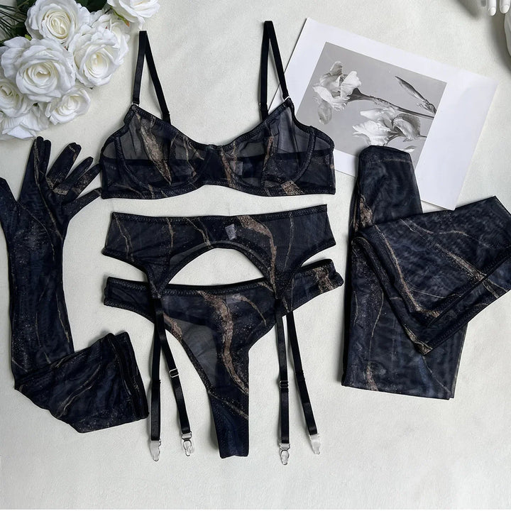 SERENA | 5-TEILIGES TIE DYE DESSOUS SET