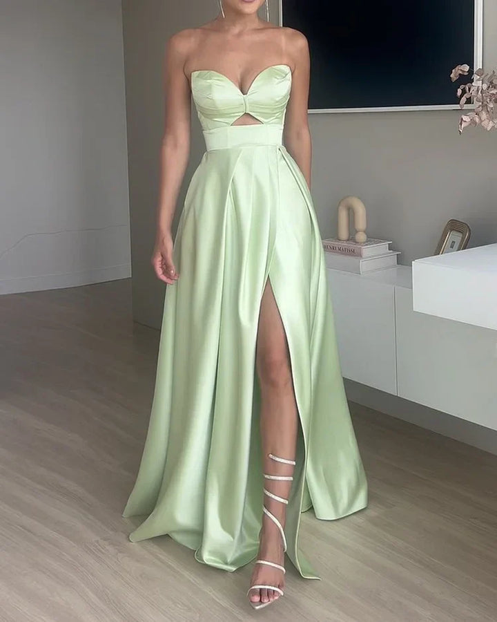 Apple - Glamouröses ärmelloses Kleid